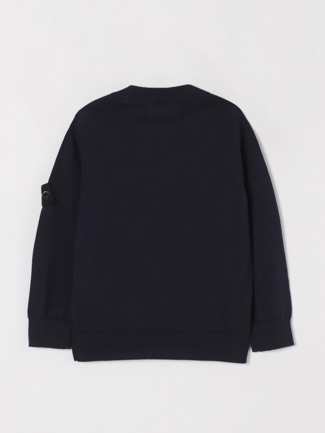 STONE ISLAND JUNIOR PULLOVER: Pullover kinder Stone Island Junior, Navy - Img 2