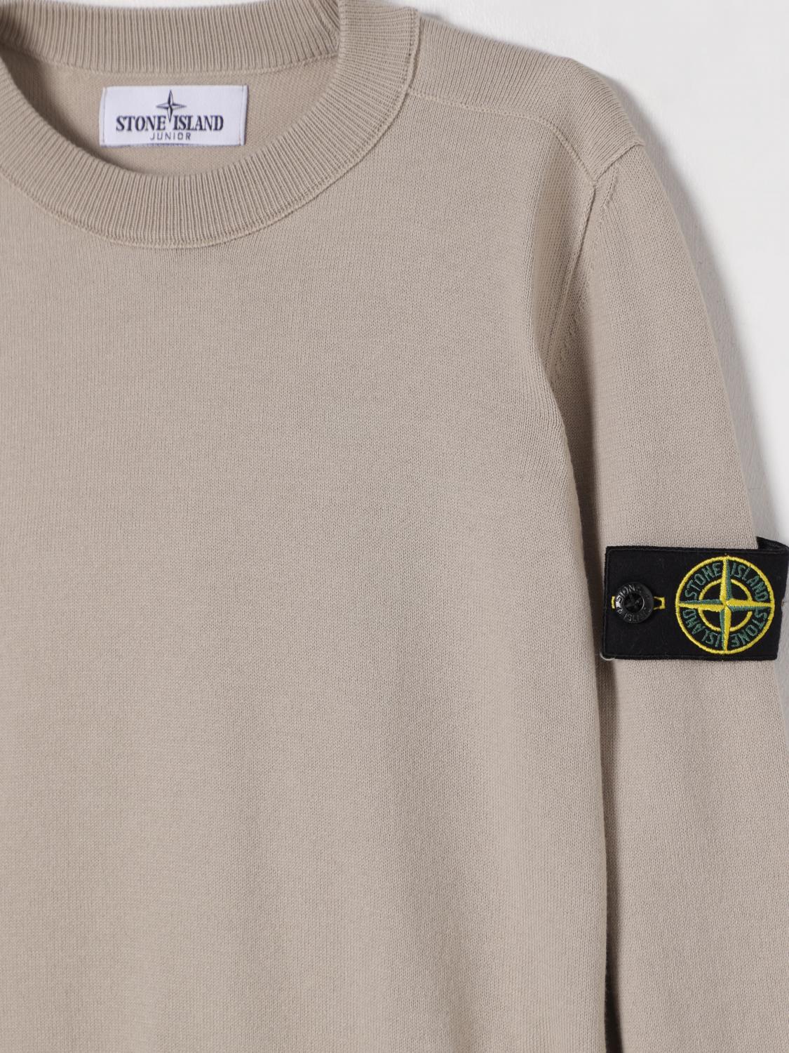 STONE ISLAND JUNIOR PULLOVER: Pullover kinder Stone Island Junior, Sand - Img 3