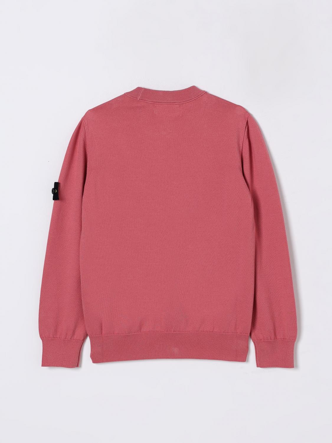 STONE ISLAND JUNIOR PULLOVER: Pullover kinder Stone Island Junior, Geranium - Img 2