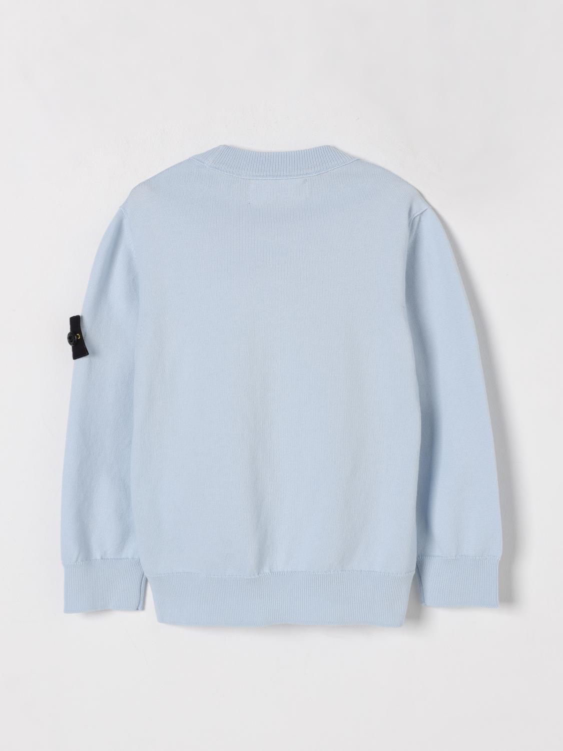 STONE ISLAND JUNIOR PULLOVER: Pullover kinder Stone Island Junior, Himmelblau - Img 2