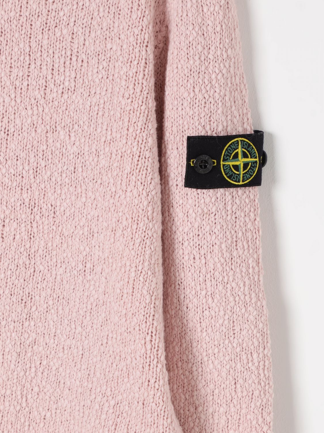 STONE ISLAND JUNIOR SWEATER: Sweater kids Stone Island Junior, Pink - Img 3