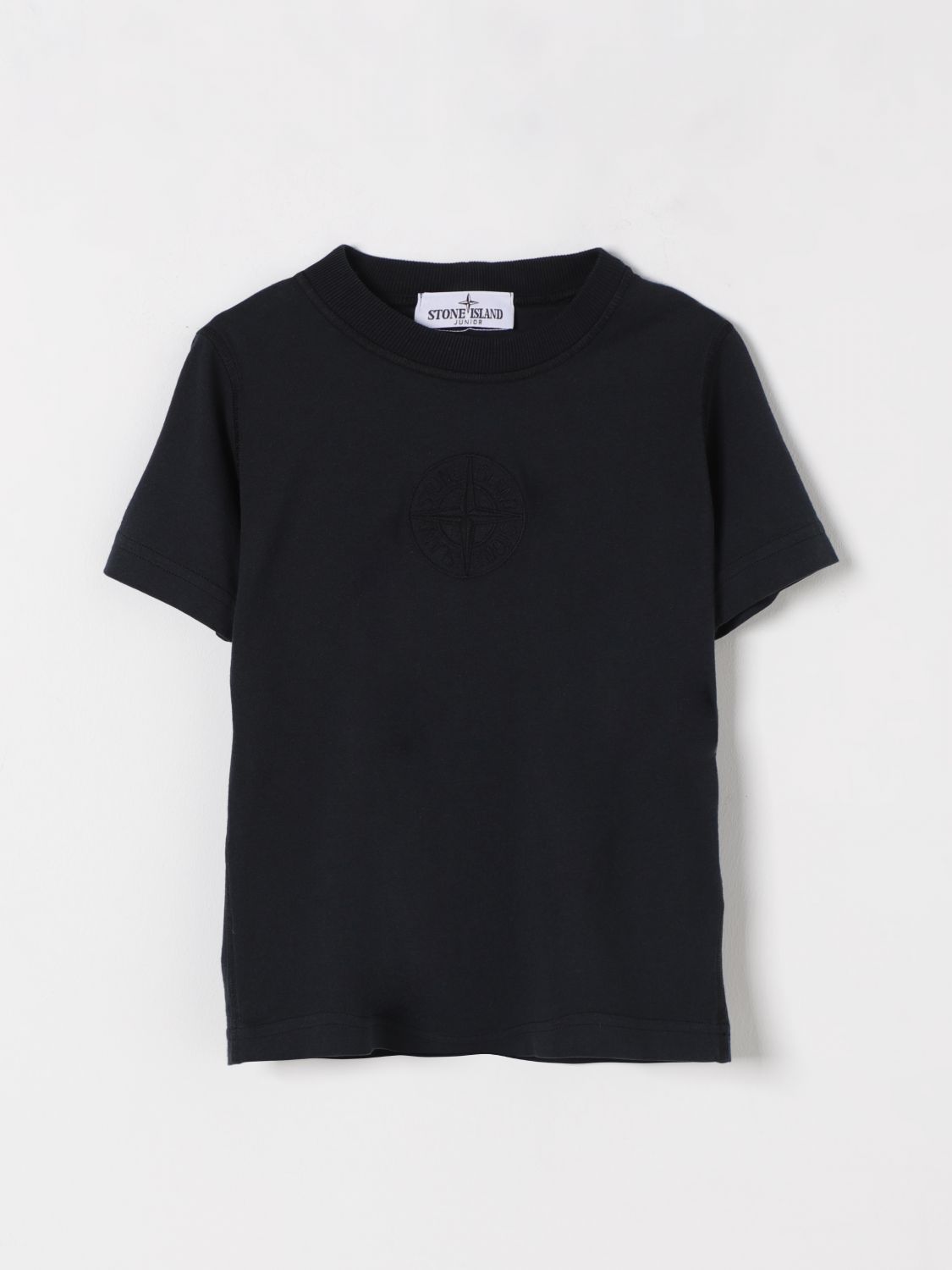 STONE ISLAND JUNIOR T-SHIRT: T-shirt kids Stone Island Junior, Blue - Img 1