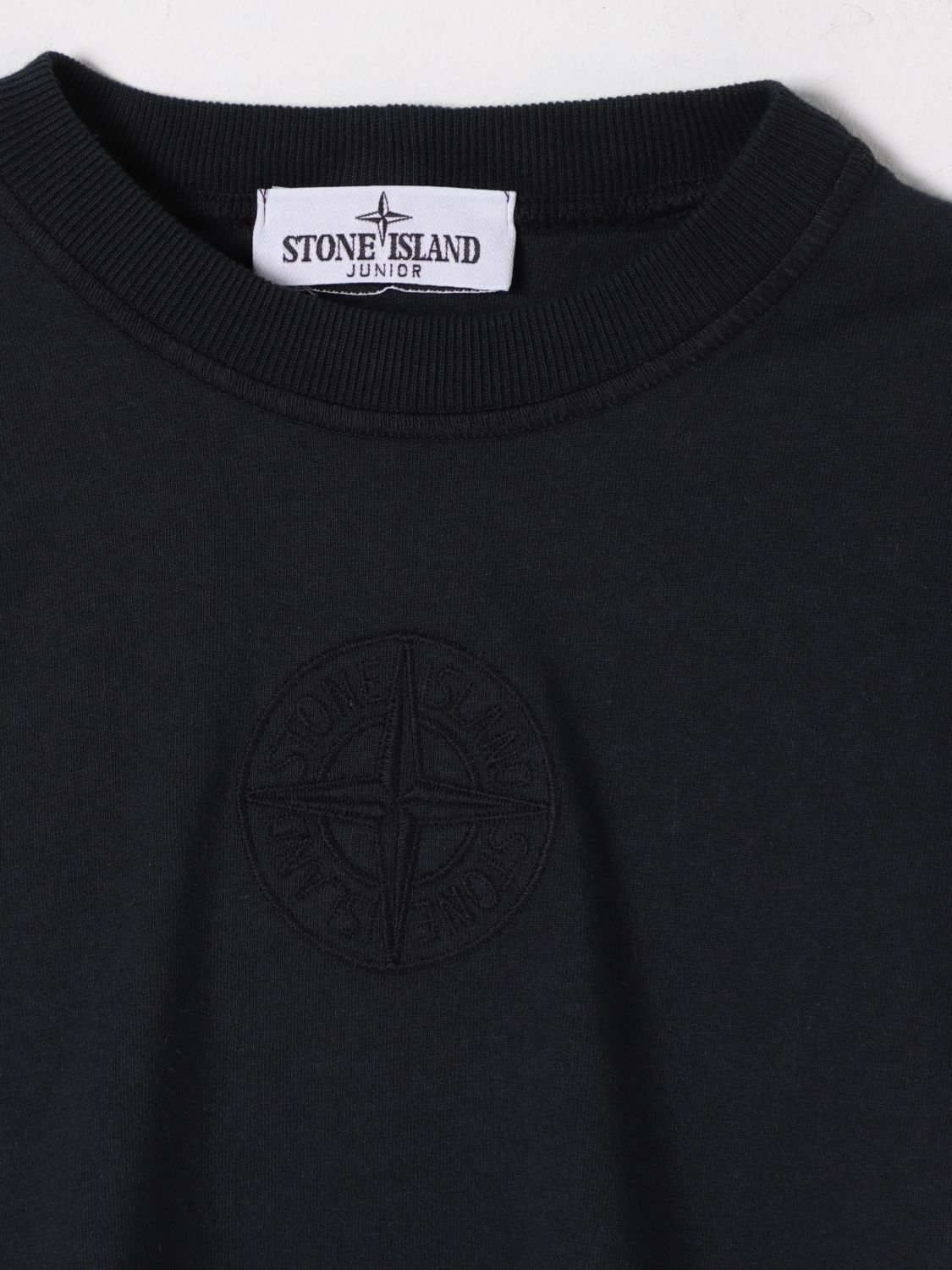 STONE ISLAND JUNIOR T-SHIRT: T-shirt kids Stone Island Junior, Blue - Img 3