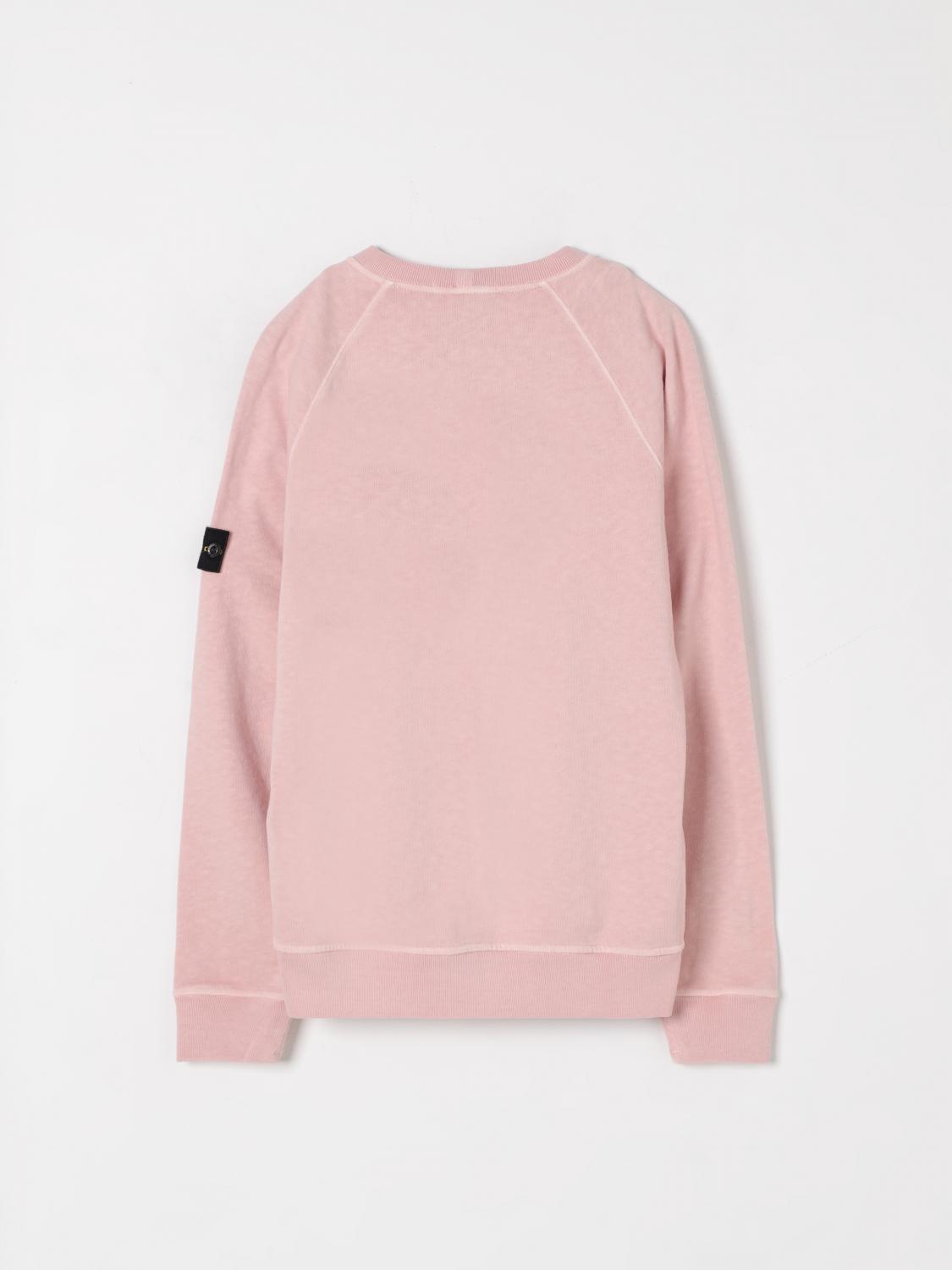 STONE ISLAND JUNIOR PULLOVER: Pullover kinder Stone Island Junior, Pink - Img 2