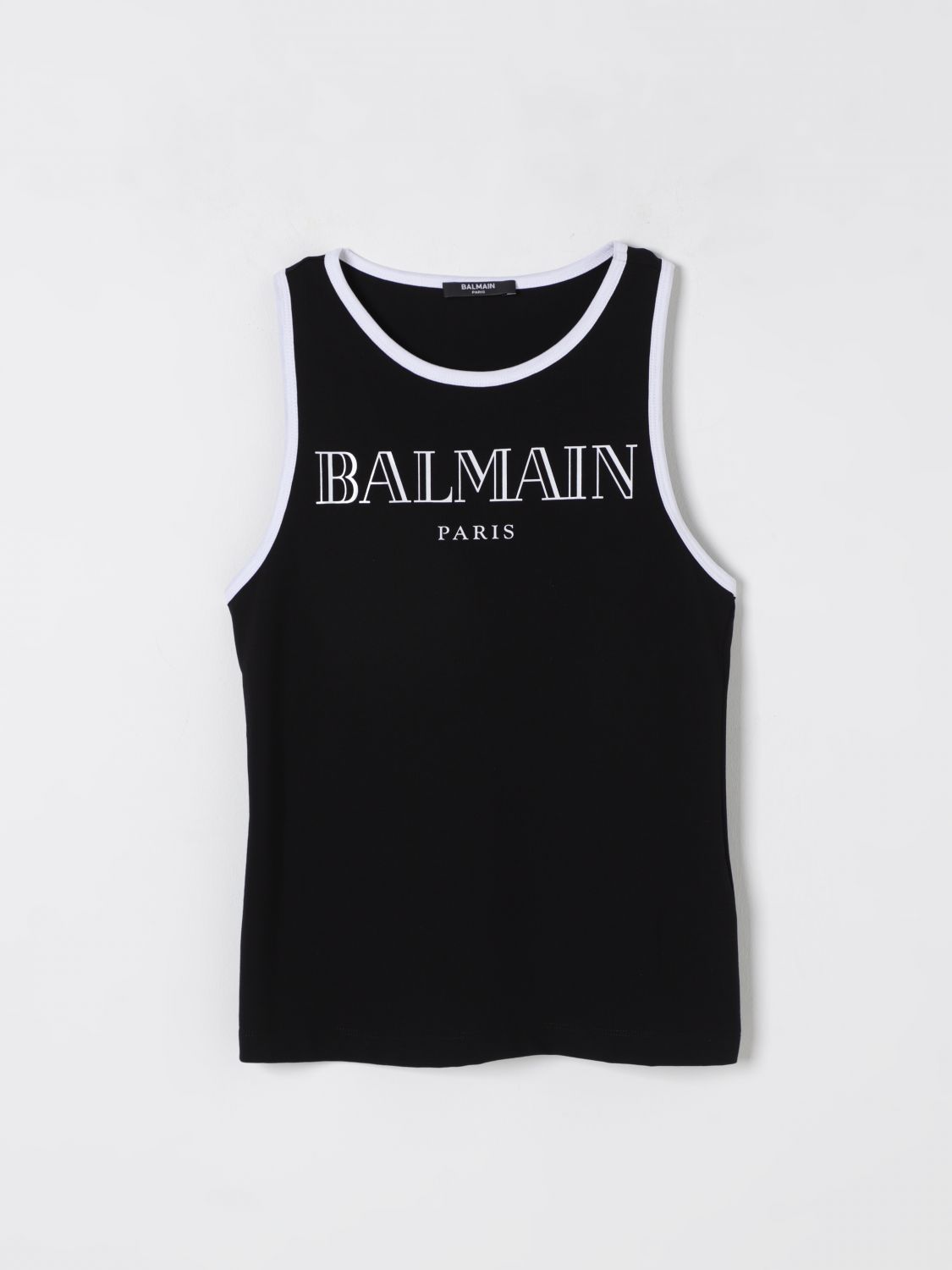 BALMAIN T恤: T恤 儿童 Balmain, 黑色 - Img 1