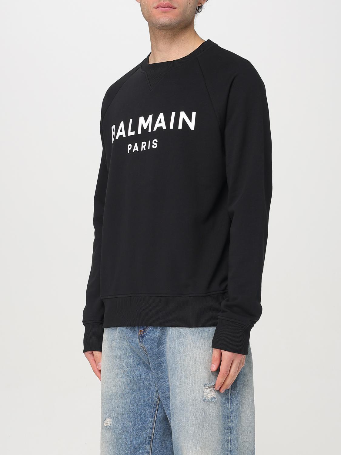 BALMAIN 卫衣: 卫衣 男士 Balmain, 黑色 - Img 4