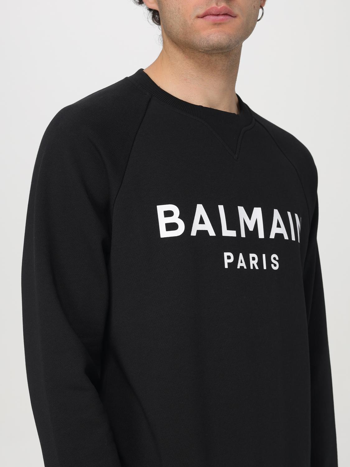 BALMAIN 卫衣: 卫衣 男士 Balmain, 黑色 - Img 5