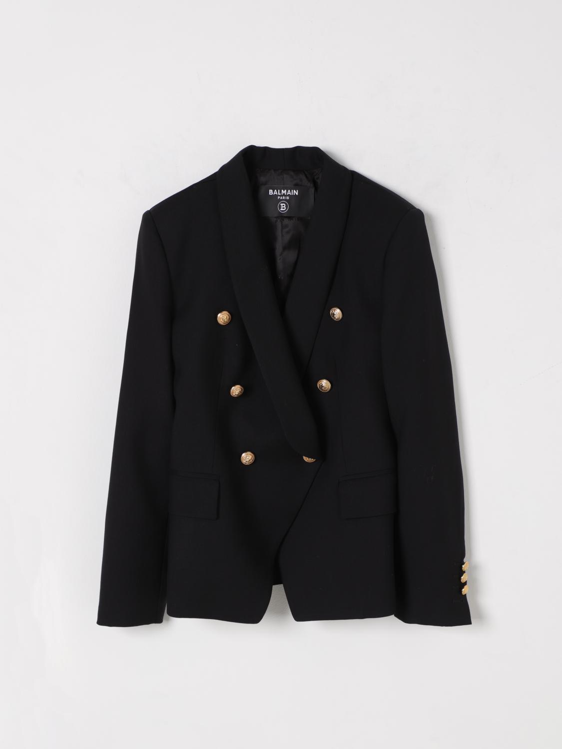 BALMAIN JACKET: Jacket kids Balmain, Black - Img 1