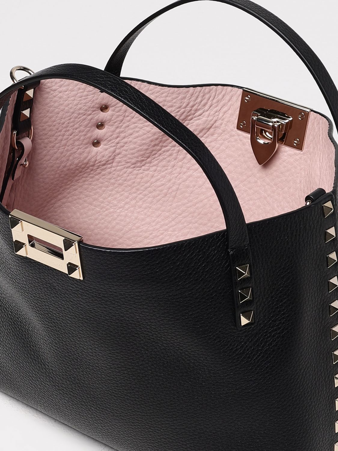 VALENTINO GARAVANI HANDTASCHE: Schultertasche damen Valentino Garavani, Schwarz - Img 5