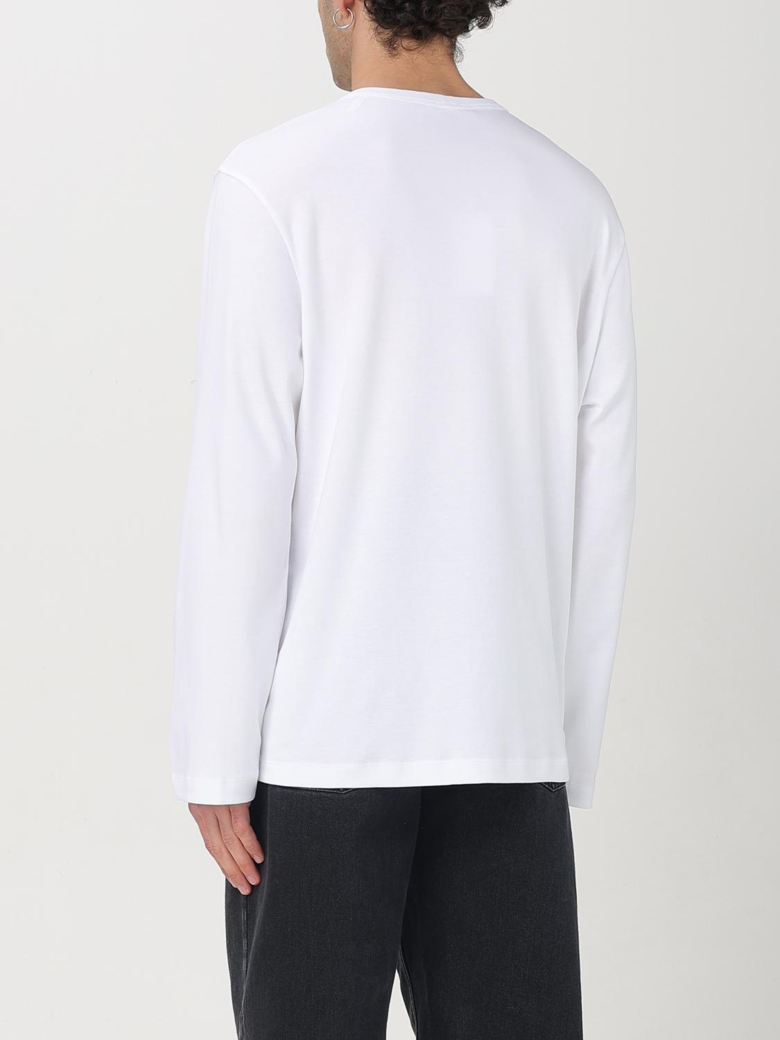 HELMUT LANG T-SHIRT: T-shirt in cotone con logo Helmut Lang, Bianco - Img 2