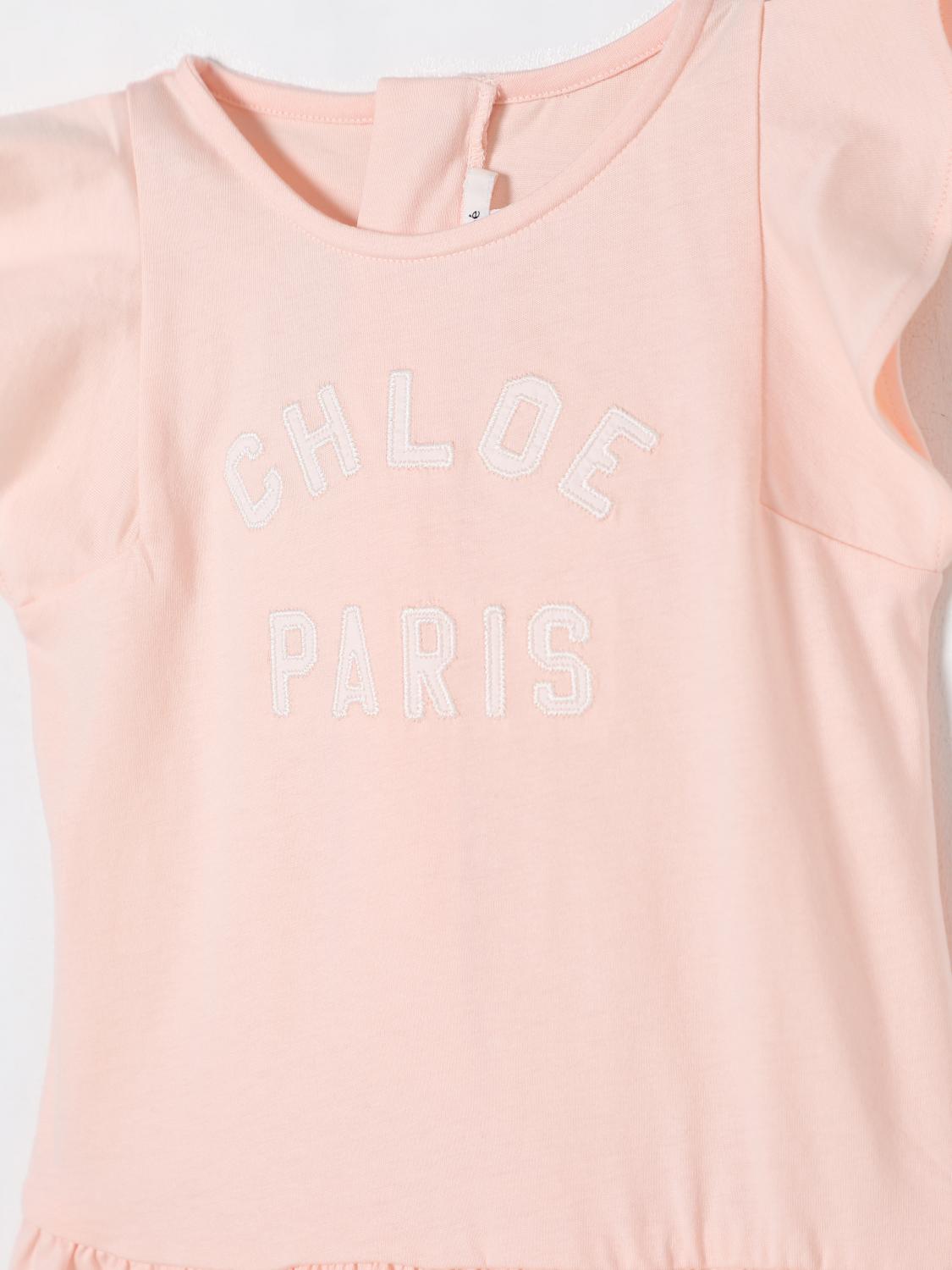 CHLOÉ ROMPER: Romper kids ChloÉ, Pink - Img 3