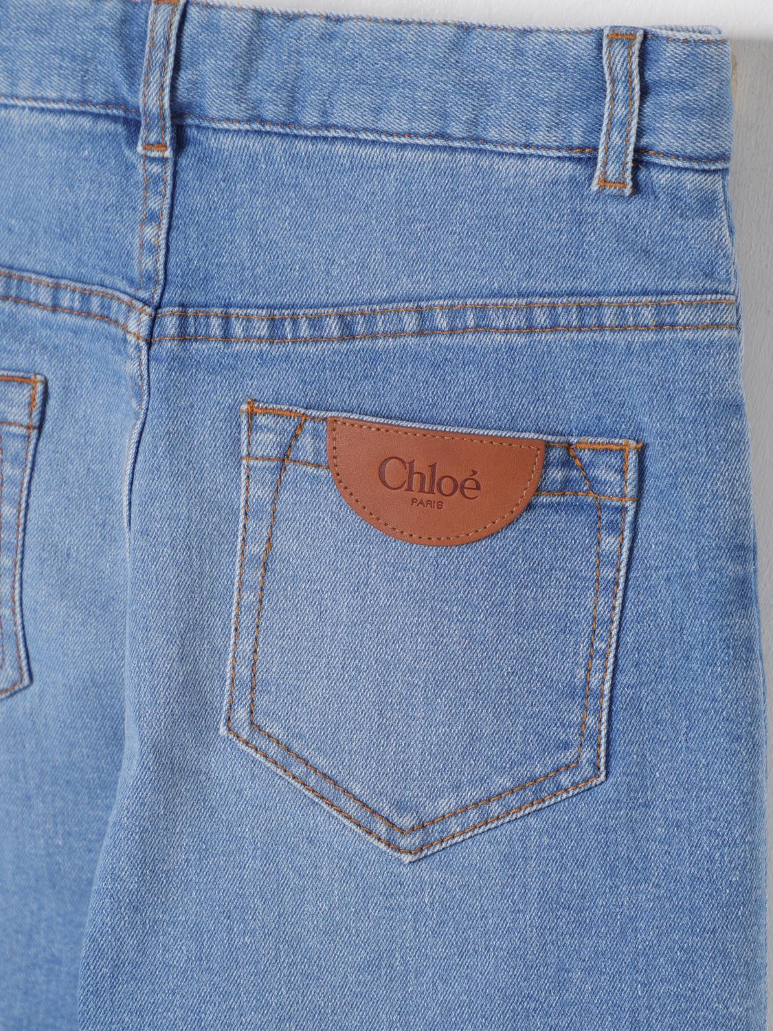 CHLOÉ JEANS: Jeans kinder ChloÉ, Denim - Img 3