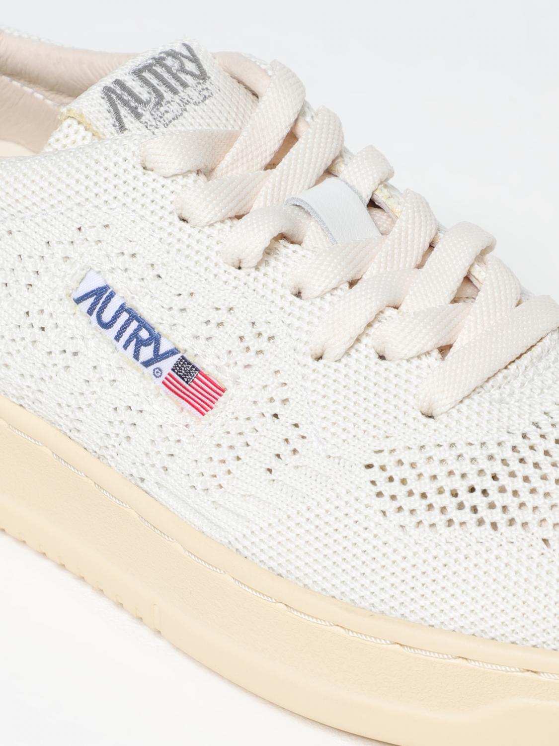 AUTRY SNEAKERS: Sneakers Easeknit Autry in maglia di mesh jacquard , Bianco - Img 4