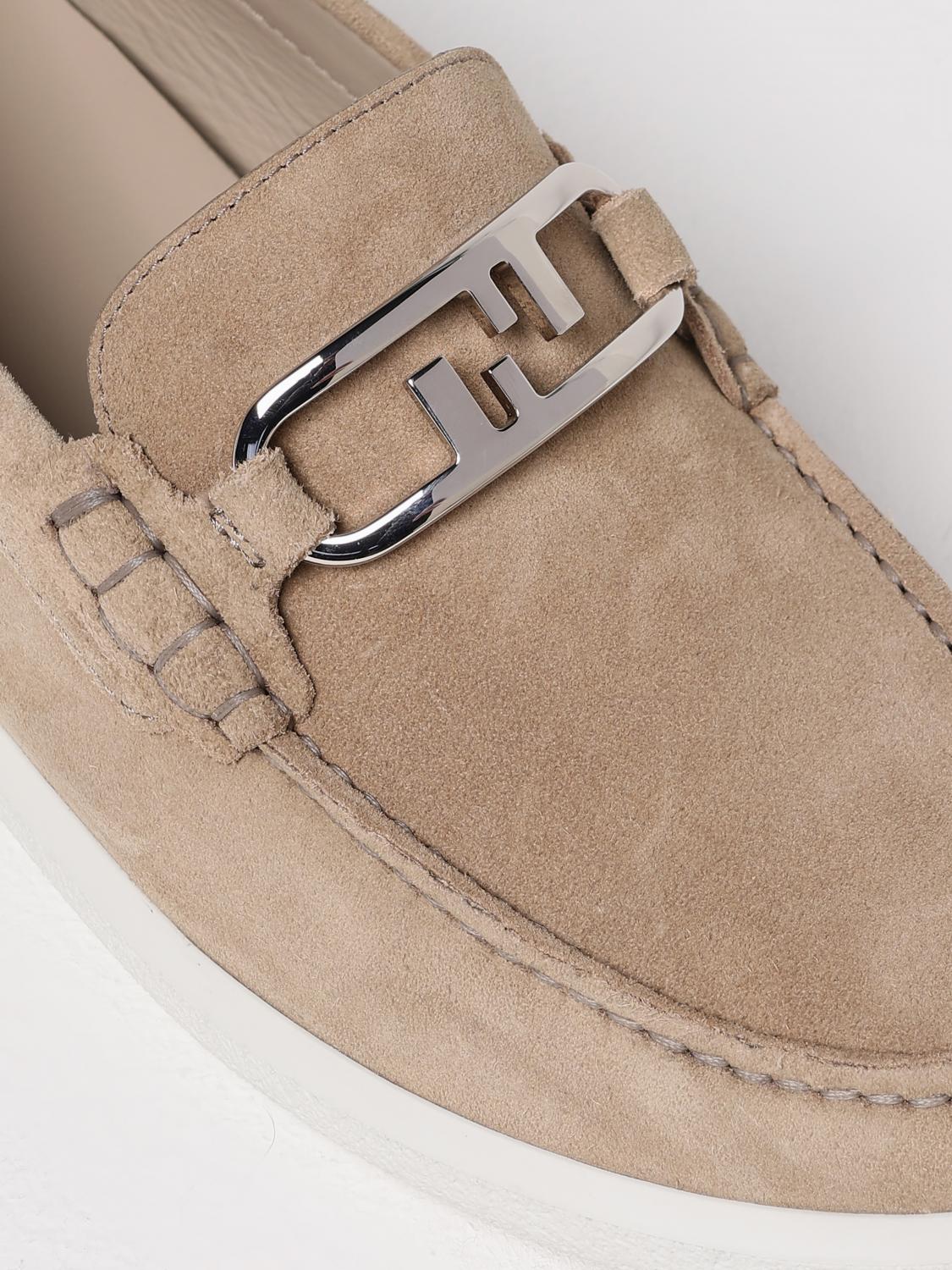 FENDI MOCASINES: Mocasines hombre Fendi, Beige - Img 4