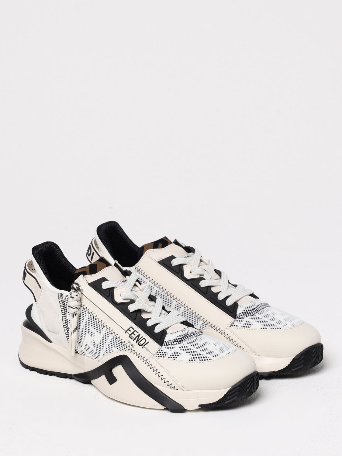 FENDI SNEAKERS: Sneakers men Fendi, White - Img 2