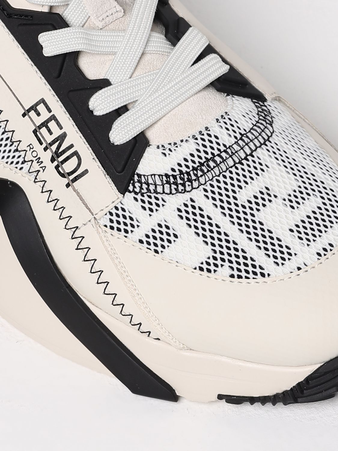 FENDI SNEAKERS: Sneakers men Fendi, White - Img 4