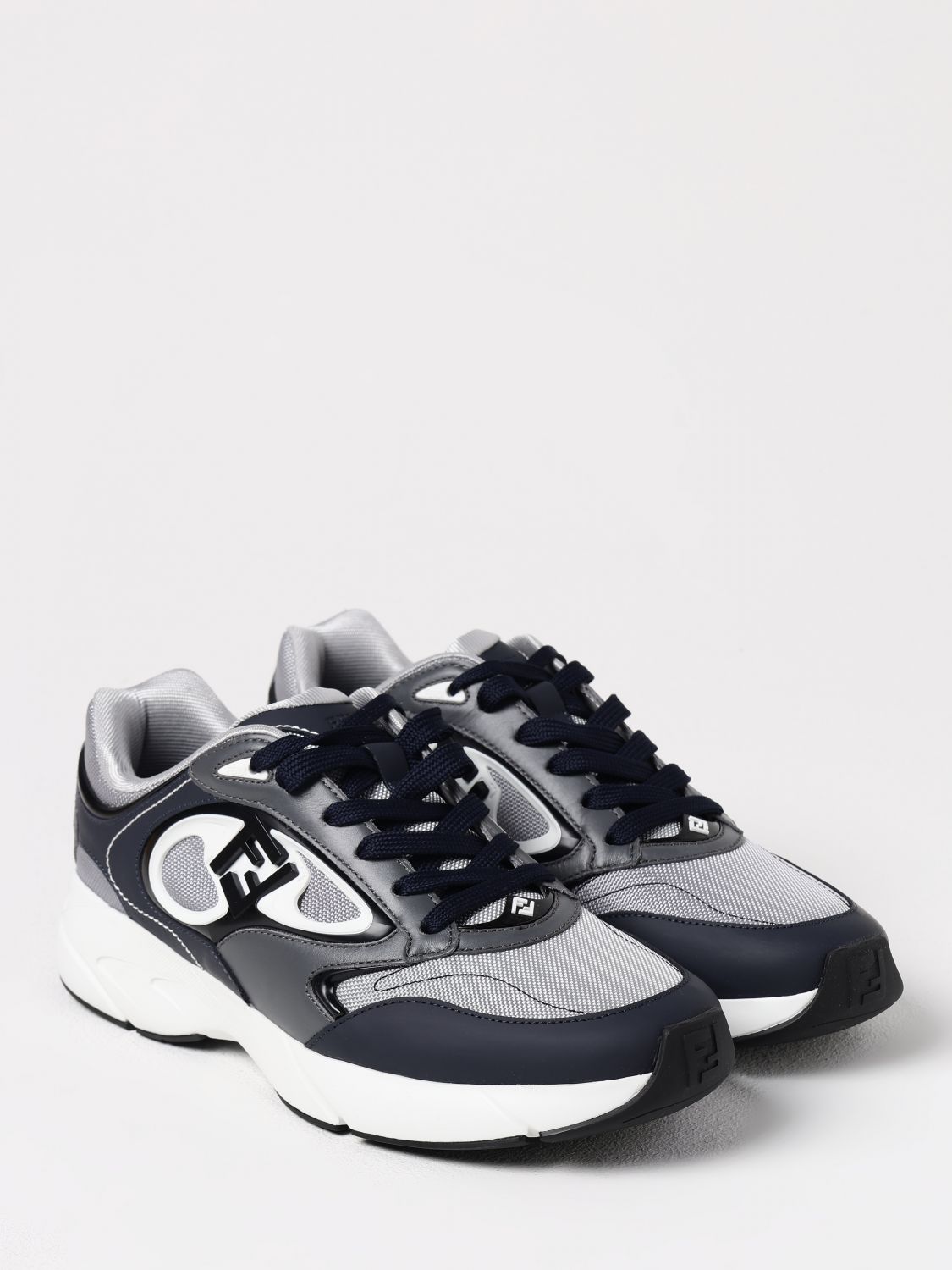 FENDI SNEAKERS: Sneakers men Fendi, Grey - Img 2