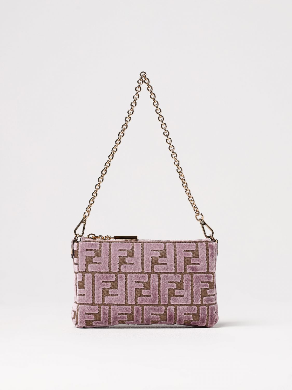 FENDI CLUTCH: Clutch woman Fendi, Pink - Img 1