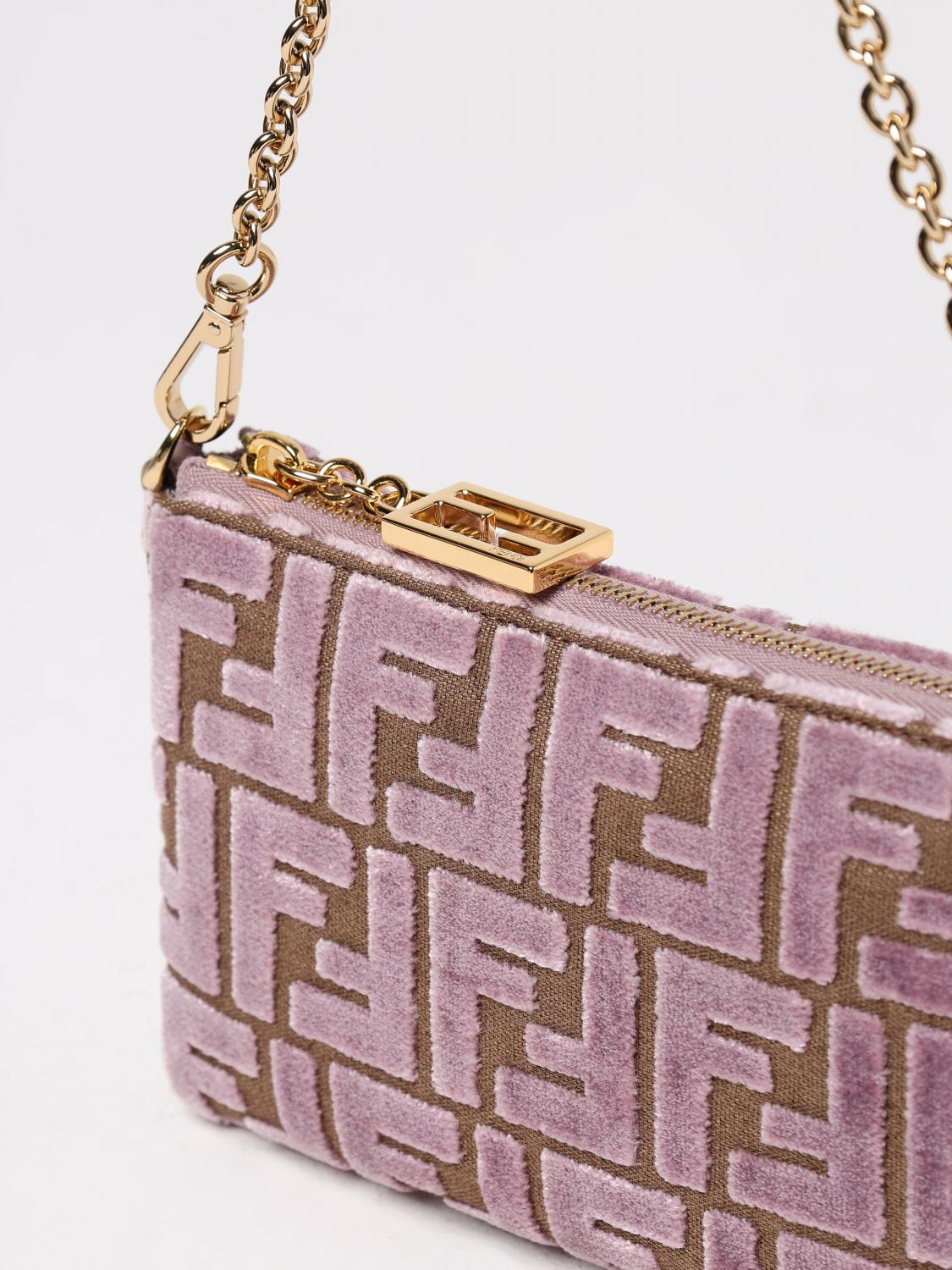 FENDI CLUTCH: Clutch woman Fendi, Pink - Img 4