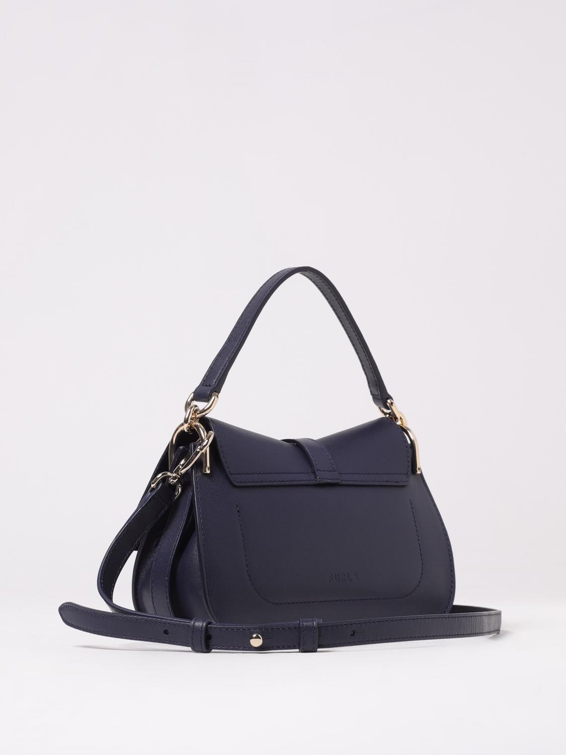 FURLA BORSA MINI: Borsa Flow Furla in pelle , Blue - Img 2