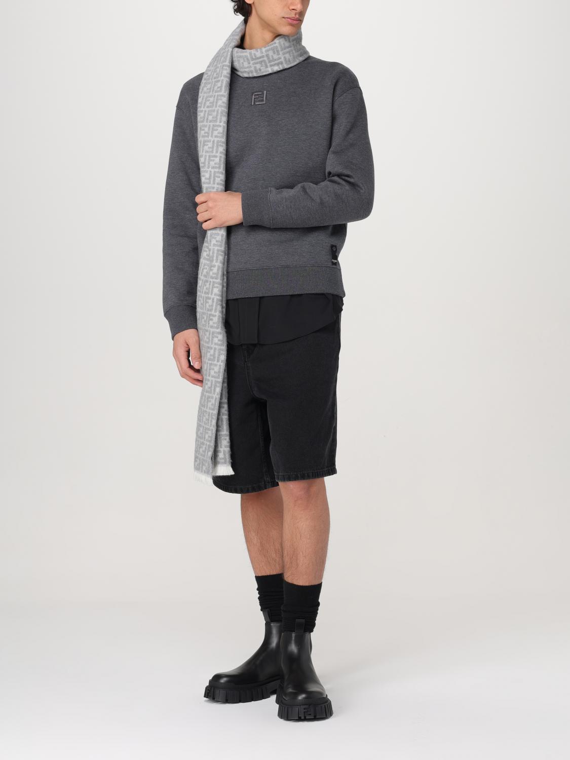 FENDI SWEATSHIRT: Sweatshirt men Fendi, Grey - Img 2