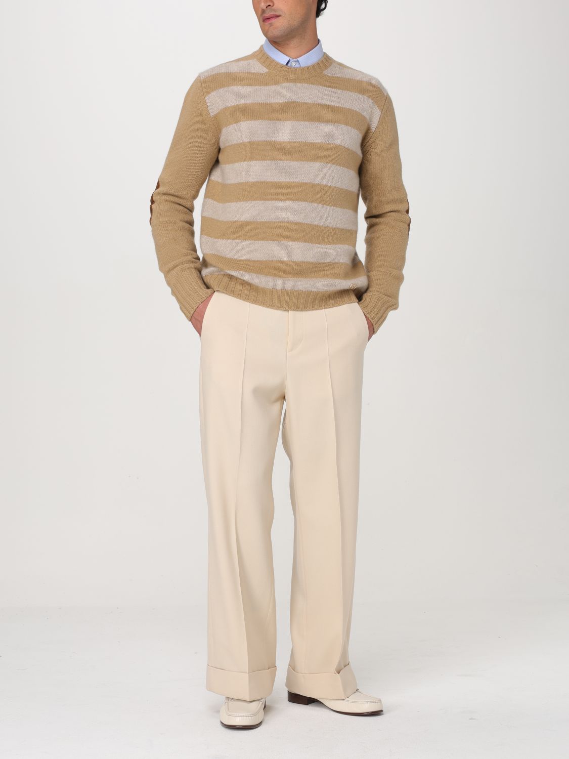 VALENTINO MAGLIA: Maglia uomo Valentino, Beige - Img 2