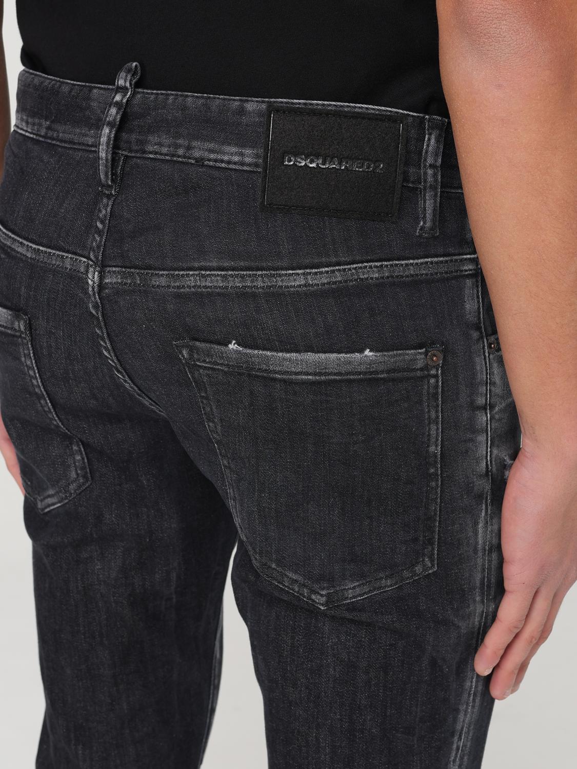 DSQUARED2 JEANS: Pants men Dsquared2, Black - Img 3