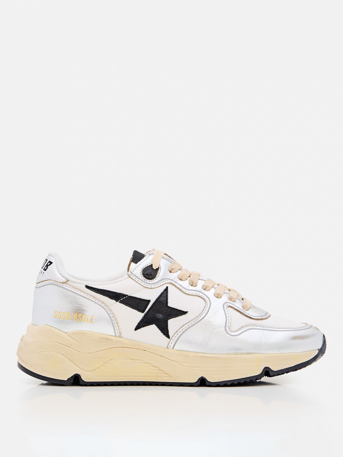 GOLDEN GOOSE SNEAKERS: Shoes woman Golden Goose, Silver - Img 1