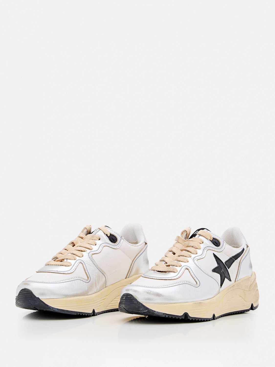 GOLDEN GOOSE SNEAKERS: Shoes woman Golden Goose, Silver - Img 2