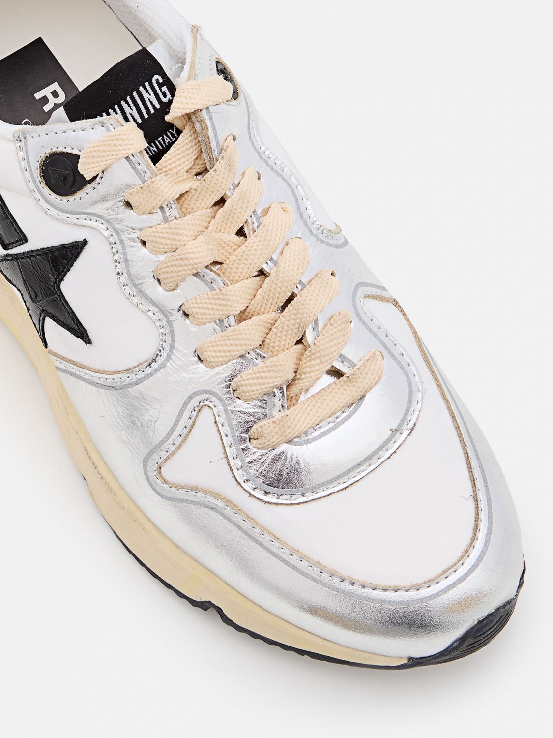 GOLDEN GOOSE SNEAKERS: Shoes woman Golden Goose, Silver - Img 4