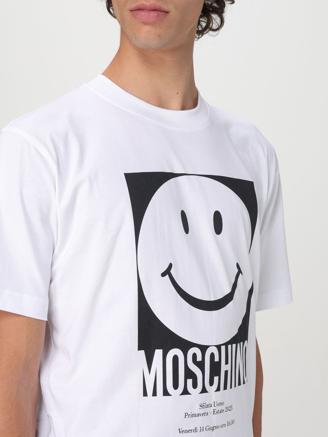 MOSCHINO COUTURE T-SHIRT: T-shirt homme Moschino Couture, Blanc - Img 4