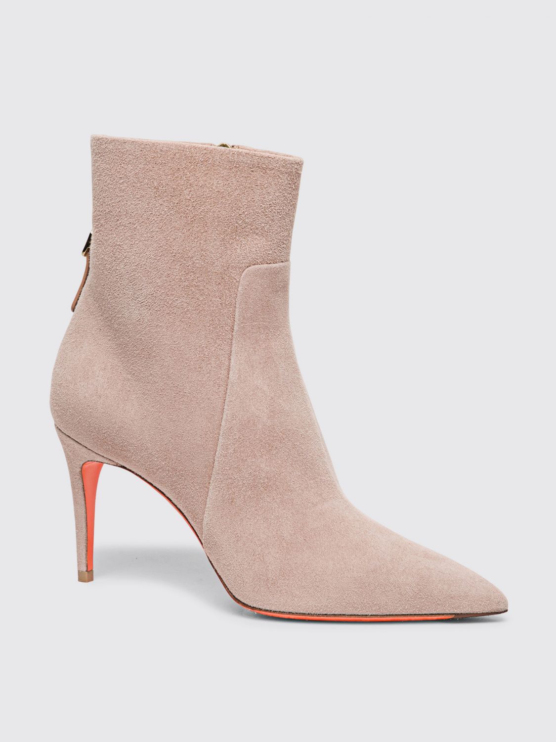 SANTONI FLAT ANKLE BOOTS: Flat ankle boots woman Santoni, Pink - Img 2