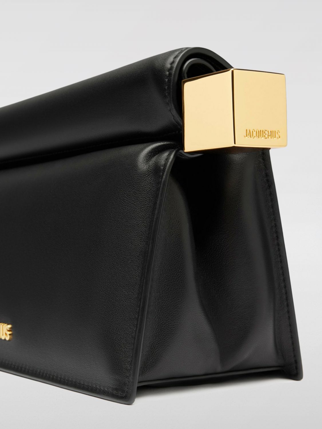 JACQUEMUS CLUTCH: Clutch woman Jacquemus, Black - Img 4