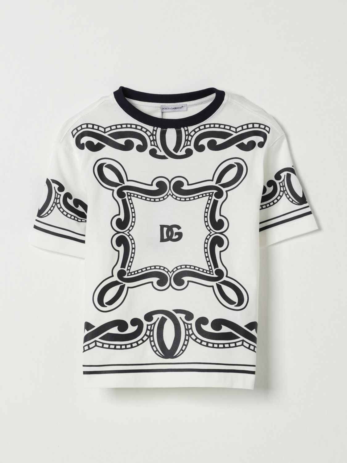 DOLCE & GABBANA T-SHIRT: T-shirt kids Dolce & Gabbana, White - Img 1