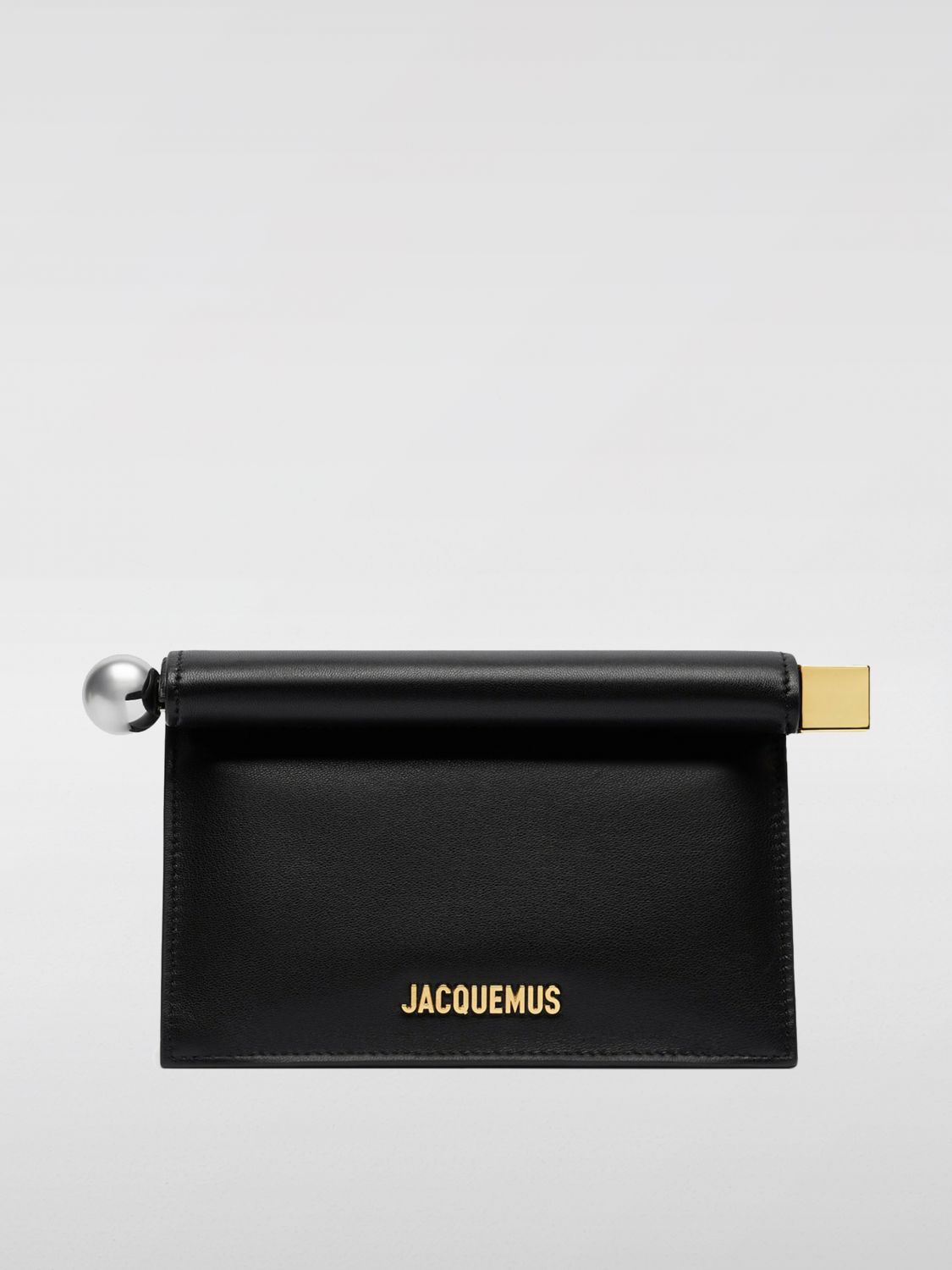 JACQUEMUS CLUTCH: Clutch woman Jacquemus, Black - Img 1