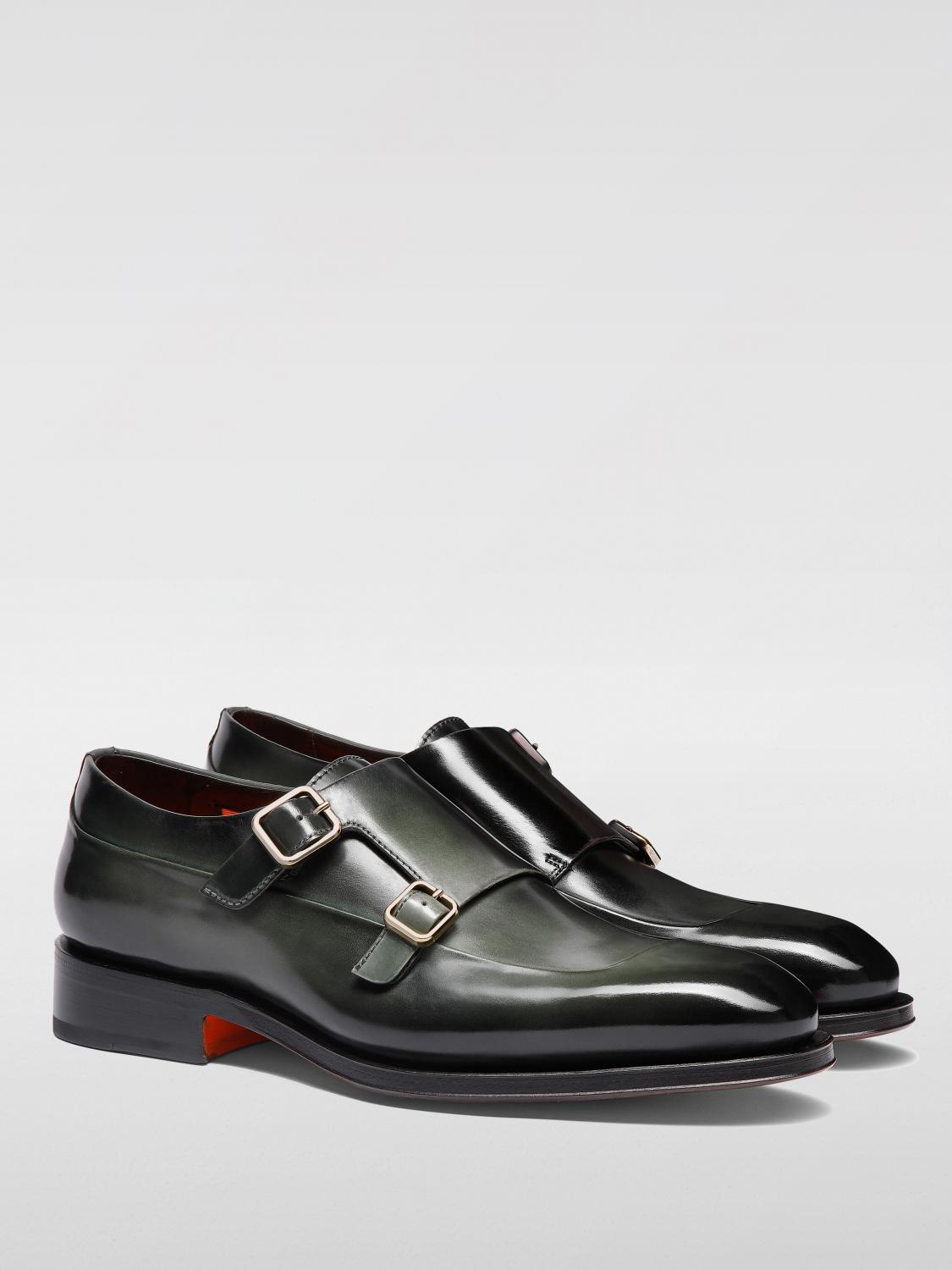 SANTONI BROGUE SHOES: Shoes men Santoni, Green - Img 2