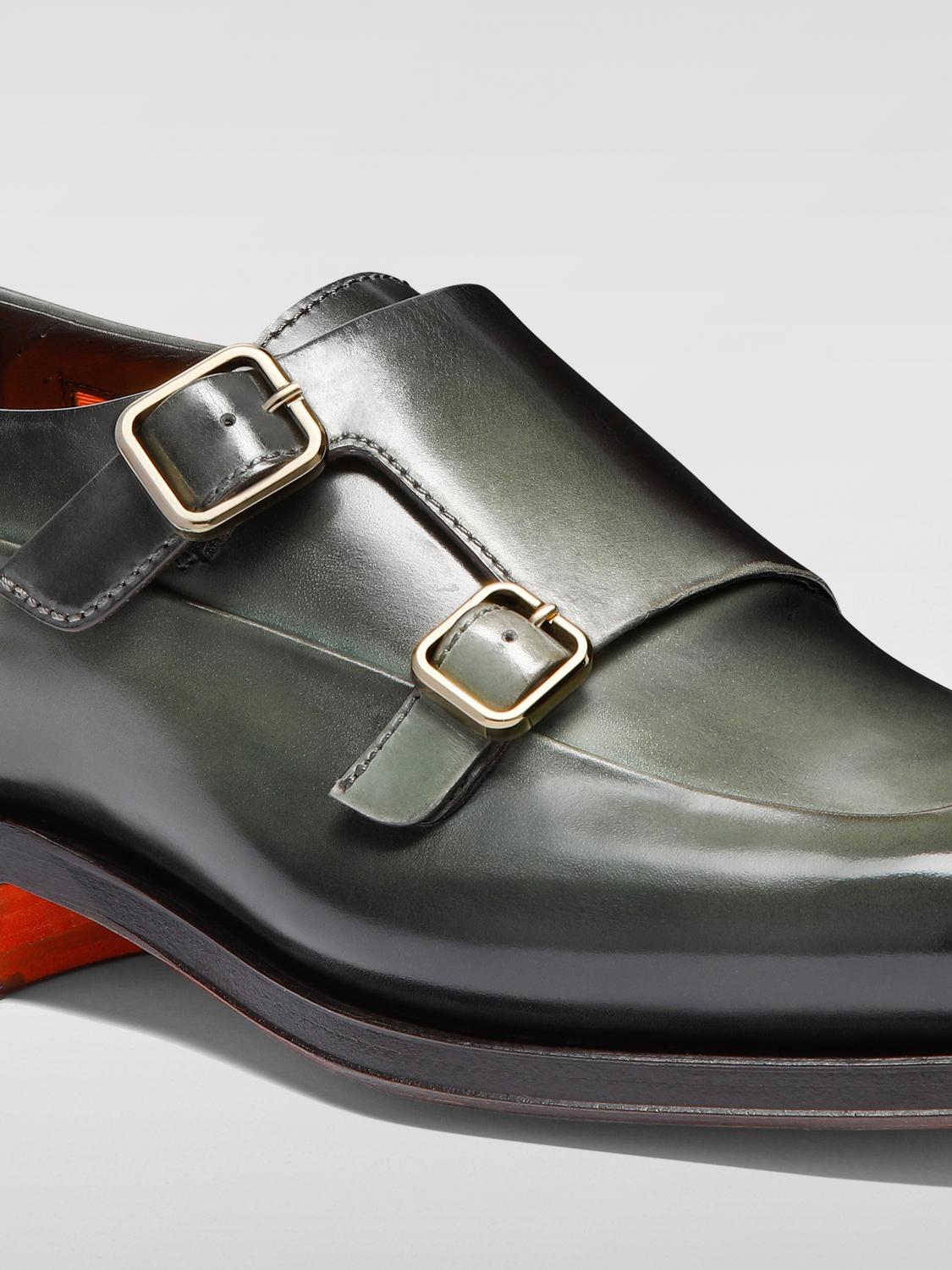 SANTONI BROGUE SHOES: Shoes men Santoni, Green - Img 3