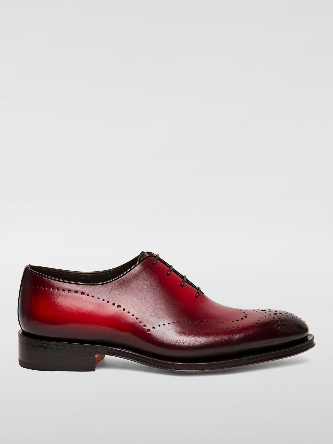 SANTONI BROGUE SHOES: Brogue shoes men Santoni, Red - Img 1