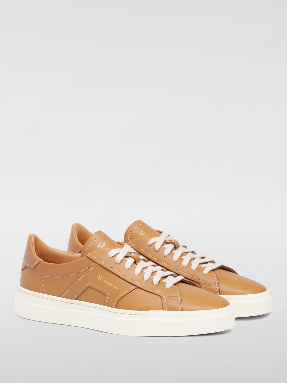 SANTONI SNEAKERS: Sneakers men Santoni, Brown - Img 2