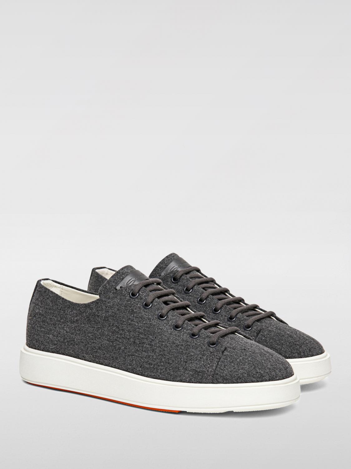 SANTONI SNEAKERS: Sneakers men Santoni, Grey - Img 2