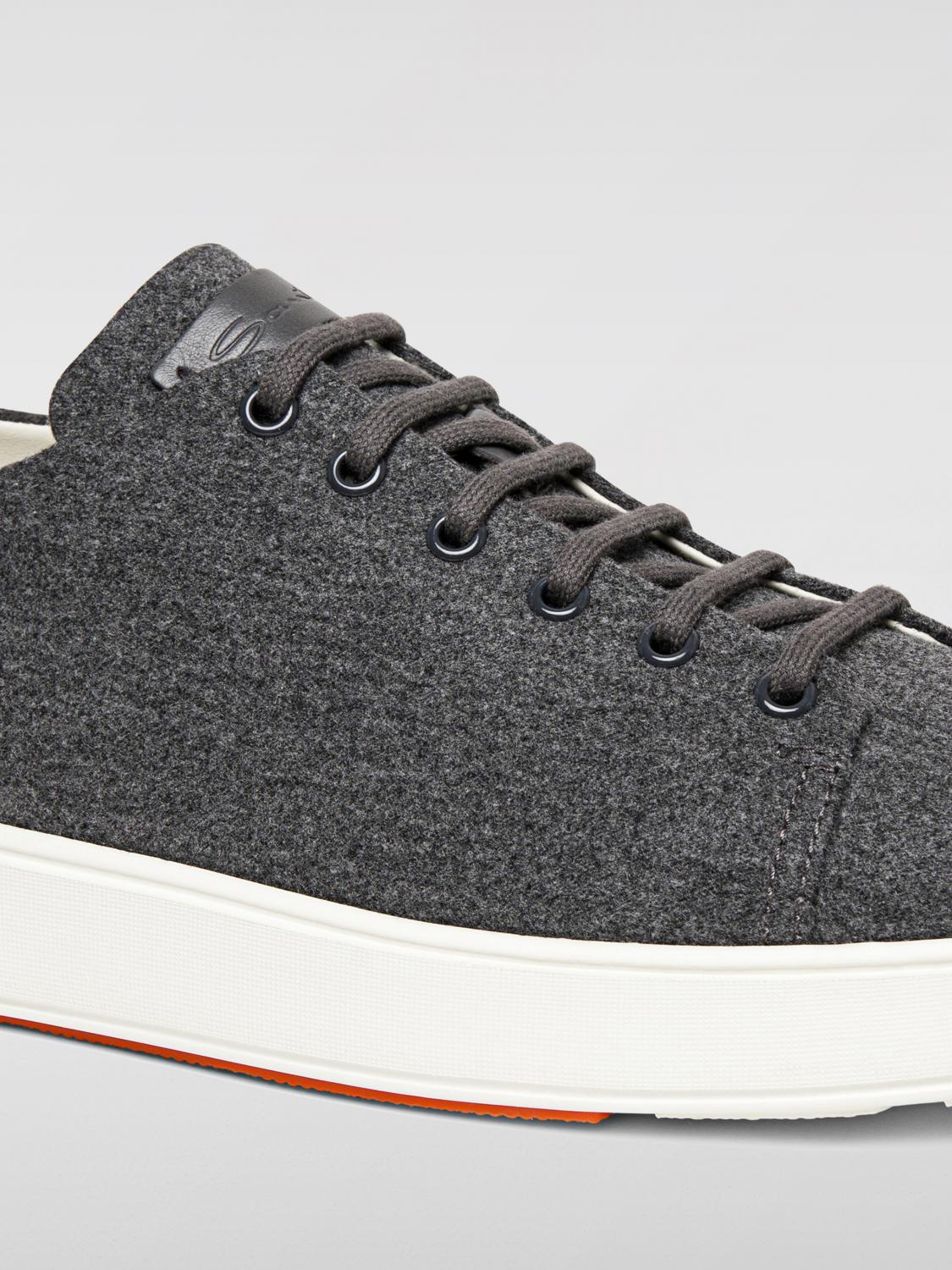 SANTONI SNEAKERS: Sneakers men Santoni, Grey - Img 3