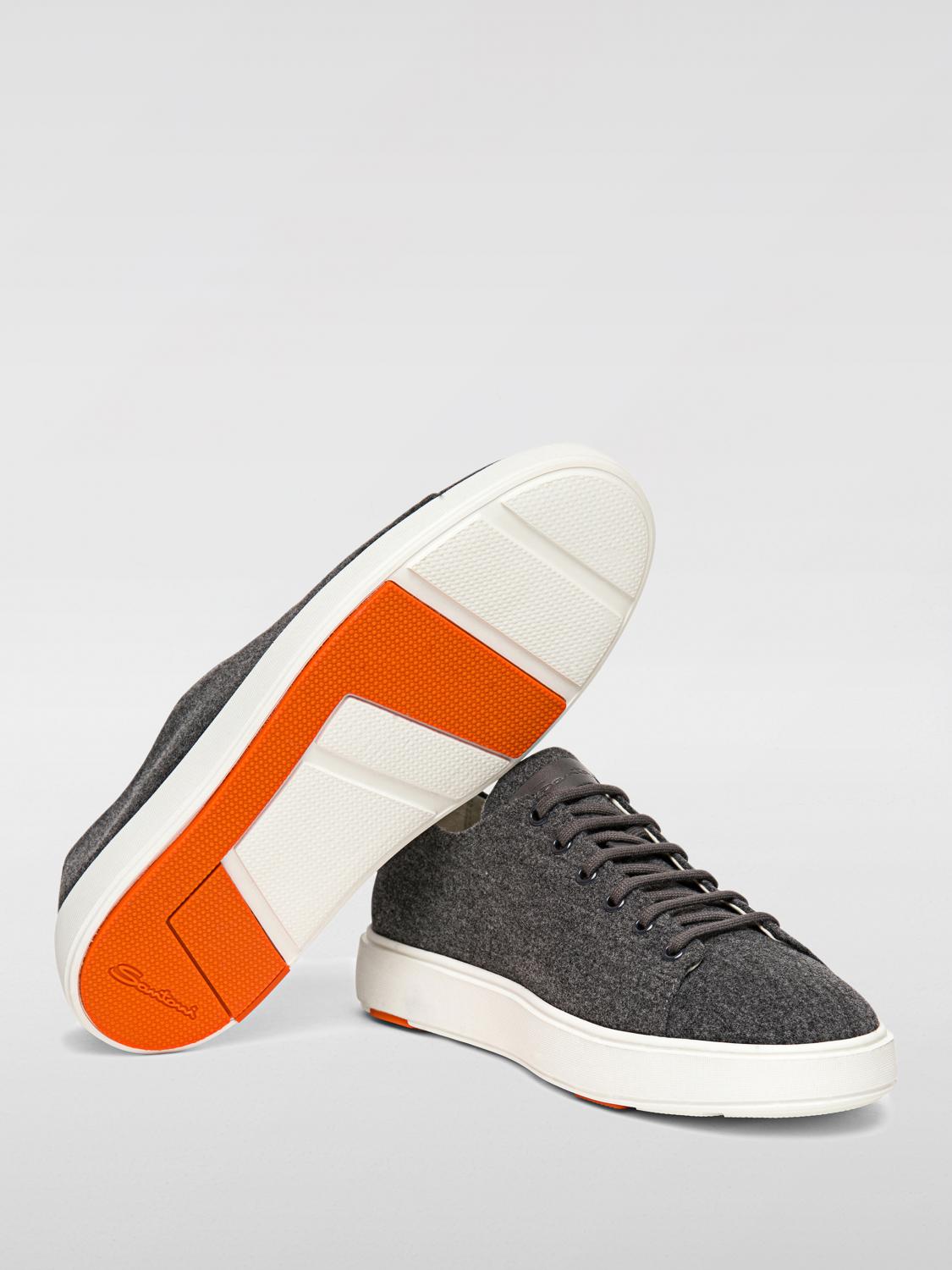 SANTONI SNEAKERS: Sneakers men Santoni, Grey - Img 4