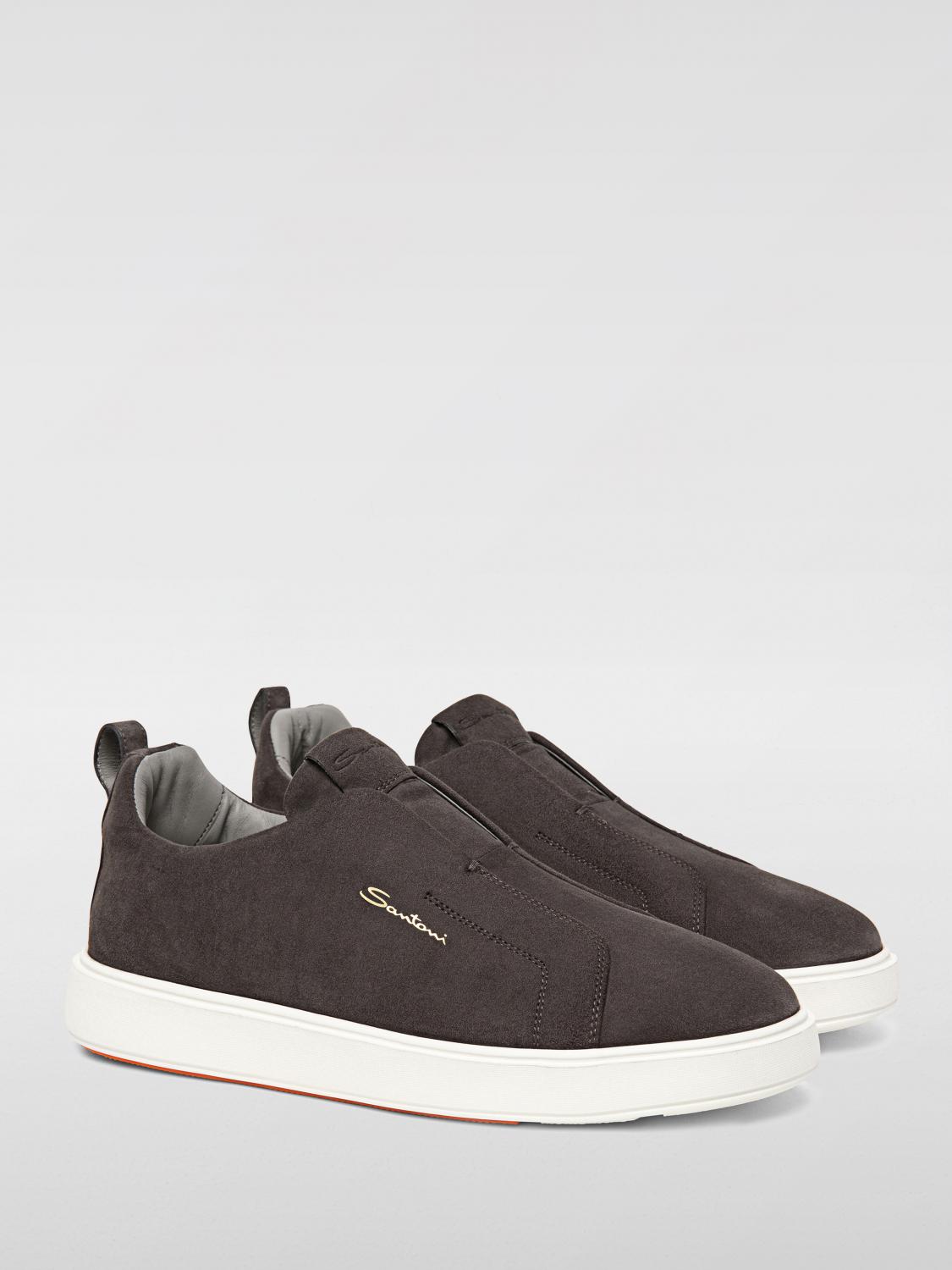 SANTONI SNEAKERS: Sneakers men Santoni, Grey - Img 2