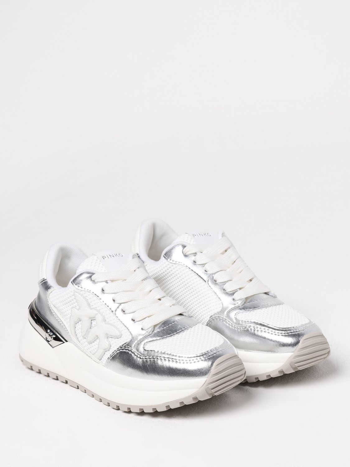 PINKO SNEAKERS: Sneakers woman Pinko, White - Img 2