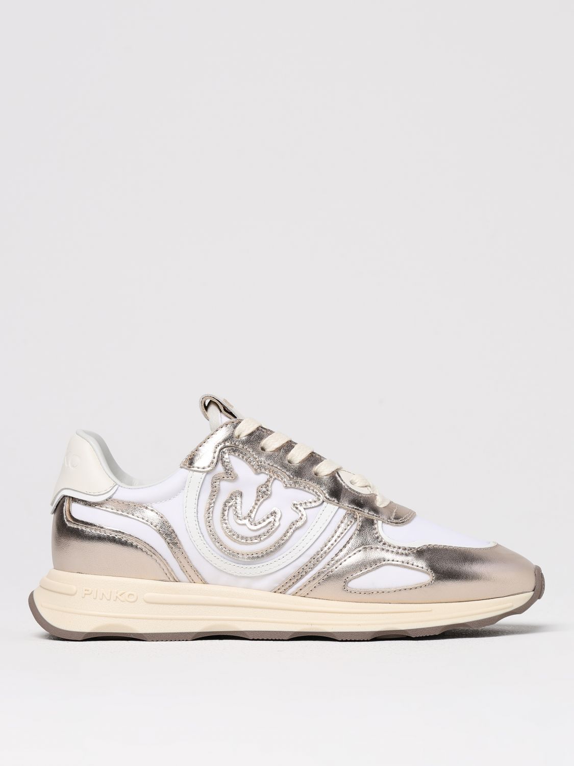 PINKO SNEAKERS: Sneakers woman Pinko, White - Img 1