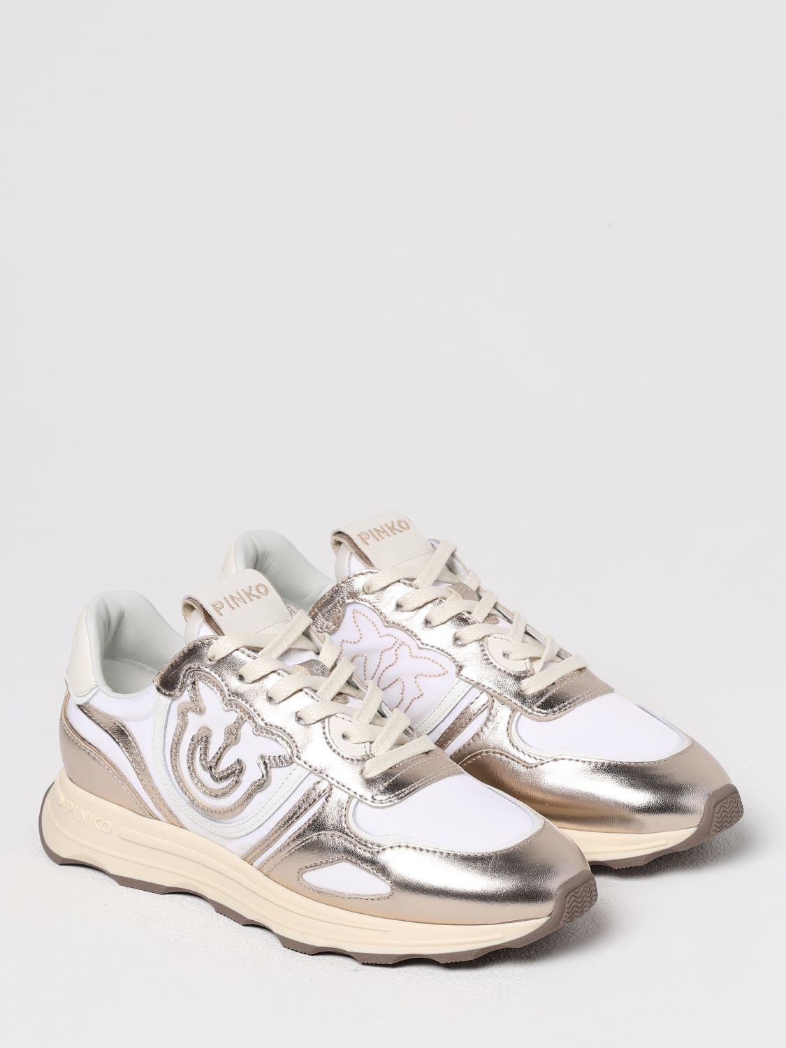 PINKO SNEAKERS: Sneakers woman Pinko, White - Img 2