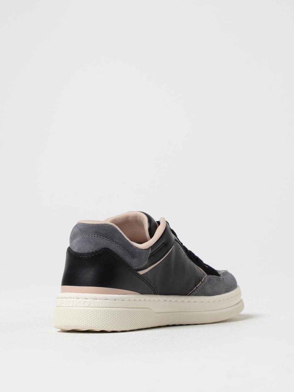 PINKO SNEAKERS: Sneakers Mandy Pinko in pelle , Blue - Img 3