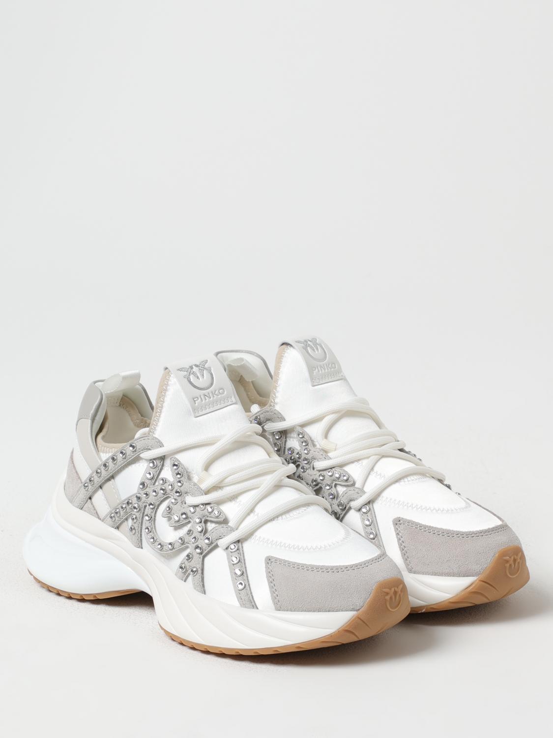 PINKO SNEAKERS: Sneakers woman Pinko, White - Img 2