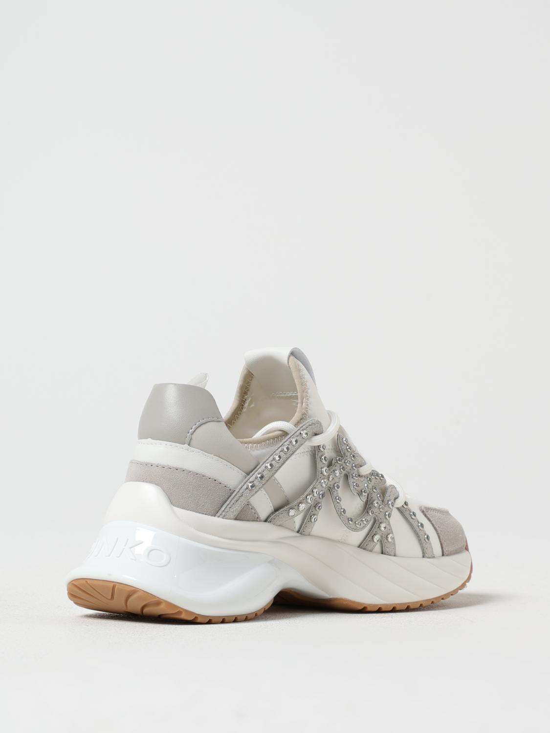 PINKO SNEAKERS: Sneakers woman Pinko, White - Img 3