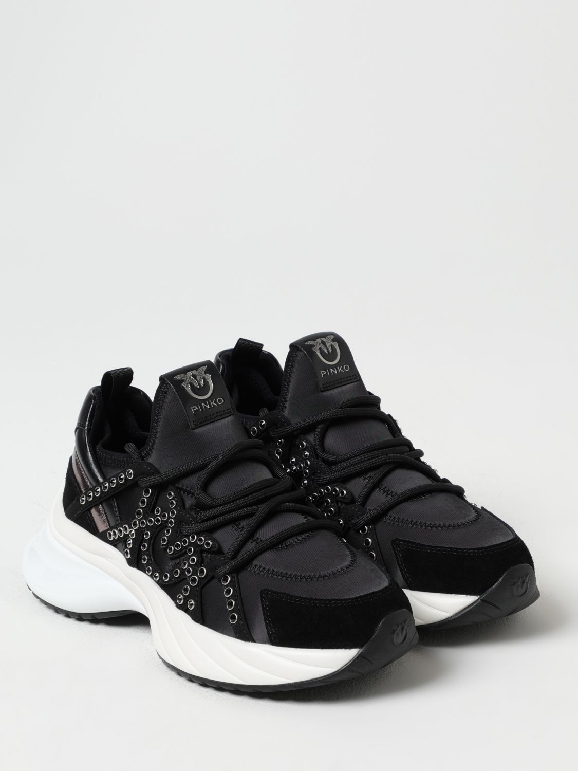 PINKO SNEAKERS: Sneakers woman Pinko, Black - Img 2